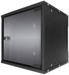 Intellinet 10" 6U Falra szerelhető Rackszekrény Black (711692)