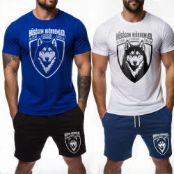  Hűségem kiérdemled, ha csak a szívedbe zársz be - Husky / Férfi póló (2db) + rövidnadrág (2db) / BLCK-NAVY-WHT