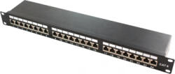 LogiLink Panou de conexiuni protejat , Logilink , Cat. 6 STP 24 porturi , 19 , negru (NP0048)