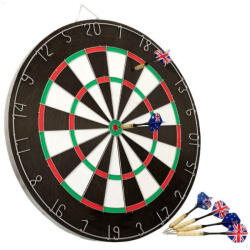  Profi Darts Szett - 6 Nyíl - Fekete