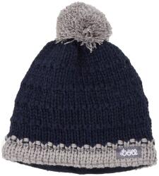DOLL Kötött sapka gyerekeknek, Baba, pamut/akril, sötétkék/szürke (hurtimex_4050744691602)