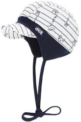 DOLL Pamut sapka napellenzővel, zsiráf mintával, kék és fehér, gyerekeknek, babának, 47 (hurtimex_4061375062877)