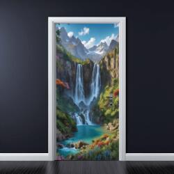 Avex Színes nyomtatott fólia ajtódíszítéshez, 200 x 90 cm méret, modell: Avx-dr27 (AV-AVX-DR27)