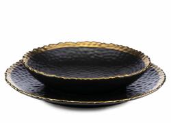 HowHomely 8 db-os tányér készlet, HowHomely, Fekete (HH-KATI-Z8MINI-BG)