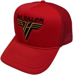 Van Halen Text & Yellow Logo Шапка с козирка Red & Black UNI (<![CDATA[VHMBCAP02R]]>)