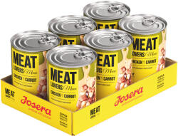 Josera 24x400g Josera Meatlovers Menü Csirke & sárgarépa nedves kutyatáp