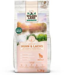  Wildes Land 2x1, 2 kg Wildes Land Cat csirke, lazac & kerti zöldségek száraz macskatáp