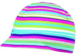  Gyerek sapka, baba modell, puha anyag, többszínű, 95% pamut, 5% elasztán (hurtimex_4050744383781)