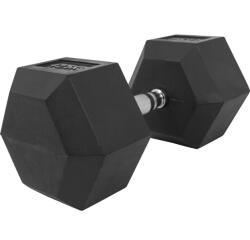 Gorilla Sports Hatszögletű gumírozott súlyzó 42, 5 kg (100518-00008-0040) - kokiskashop