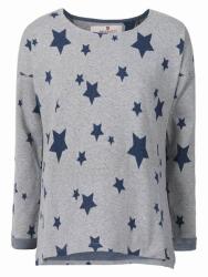  Női blúz, Bellybutton Mama, hosszú ujjú, szürke, csillagmintás, XL INTL (hurtimex_4059555006018)