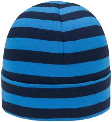 DOLL Fiú sapka, Baba, csíkos, kék, pamut/elasztán (hurtimex_4050744636511)