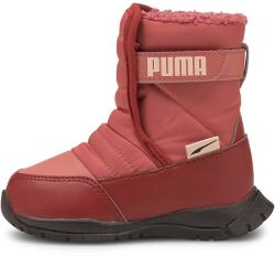 PUMA Puma, Nieve tépőzáras vízlepergető csizma, Piros, 24 EU (380746-04-7)
