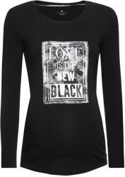  Női blúz, fekete, mintás, hosszú ujjú, XL INTL (hurtimex_4055592181626)