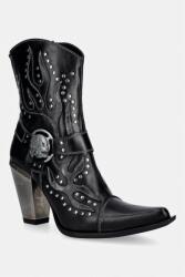 New Rock botine femei din piele NOMADA NEGRO LUX, BOX PLANE, BULL ACERO PPY2-OBD27O_99X (M.7919.S1)