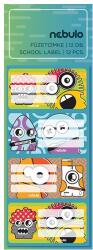 Nebulo Füzetcímke NEBULO 12 darabos Vicces szörnyek (FC-VSZRNY-12)