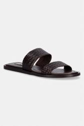 Gant papuci cu toc plat pentru femei, din piele Sunlaz PPY2-KLD0AU_89X