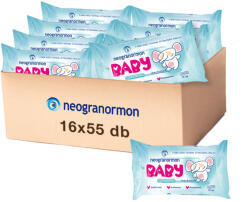 Neogranormon Baby Sensitive nedves törlőkendő (16x55 db)