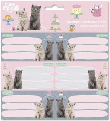 Ars Una Füzetcímke ARS UNA 18 darabos Cute Animals-Tea Party (53835321) - vectraline