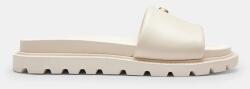 Coach papuci cu toc plat pentru femei, din piele Brynn Leather Slide Sandal PPY2-KLD198_00X