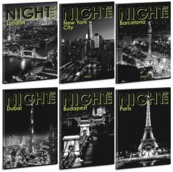 Ars Una Füzet kockás ARS UNA A/4 40 lapos Extra kapcsos Night Life (53125828) - vectraline