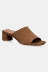 Vagabond Shoemakers papuci cu toc pentru femei, din piele întoarsă PIPER PPY2-KLD0GY_88X (5921.240.89)