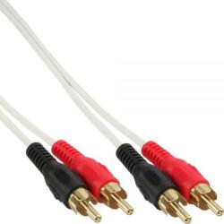 Intos InLine 89933V audio kábel 1 M 2 x RCA Fehér (89933V) (89933V)