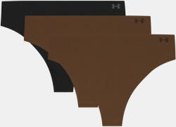 Under Armour Női tanga Under Armour Ua Pure Stretch No Show Thong -Solid - 3pk (1383893-113)