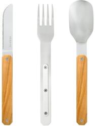 AKINOD A01M00001 evőeszközkészlet 12h34, olívafa