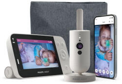 Philips bébiőr okos digitális monitorral táskával - babycenter-online