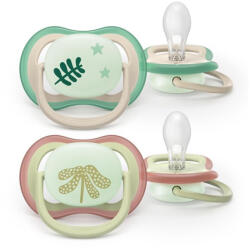 Philips játszócumi Ultra Air éjszakai mintás 6-18hó lányos 2db - babycenter-online