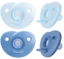 Philips játszócumi szilikon Soothie 0-6hó fiú 2db - babycenter-online