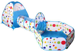 Wonderland Pöttyös sátor és alagút pöttyös medencével (23023)
