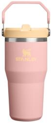 STANLEY Прасковен термос от неръждаема стомана 600 ml IceFlow Flip Straw 2.0 Tumbler Peach Rose - Stanley (100000147352)