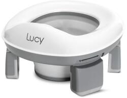 Lorelli Olita pliabila de voiaj 2in1 Lorelli Lucy, cu functie reductor WC, include geanta de transport si 20 saci de unica folosinta, Gri Olita