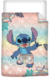 Aymax Disney Lilo és Stitch, A Csillagkutya Hawaiian Dream Steppelt Ágytakaró, Paplan 140x200cm