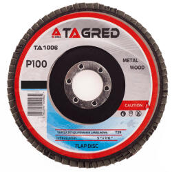 Tagred Disc cu lamele 125 mm/22, 23 mm granulație P100 TA1006 (TA1006)