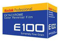 Kodak Professional Ektachrome E100 film 35 mm