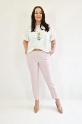  Pamut Boyfriend nadrág övvel púderrózsaszín Uni (IT00254-1-2-1)