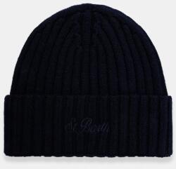 MC2 Saint Barth gyapjú sapka - sötétkék Univerzális méret - answear - 27 990 Ft