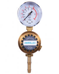 IWELD MINIREG CO2 nyomáscsökkentő 230/22L 1 manométeres (5MNGCO23022S)