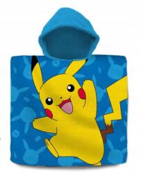 Kids Euroswan Pokémon Blue strand törölköző poncsó 60x120 cm (POK-532P)