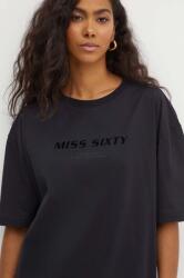 Miss Sixty pamut póló 6L2SJ2120000 SJ2120 T-SHIRT - fekete XXS