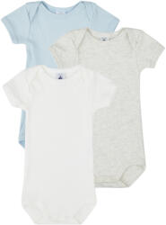 Petit Bateau Body pentru copii 3 BODIES US MC Petit Bateau Multicolor 12 luni