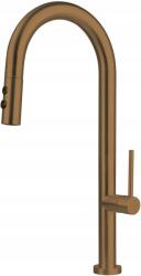 Deante Konyhai csaptelep Bronz kihúzható kifolyócsővel 2 vízsugárral Bqo C72M (BQO C72M)