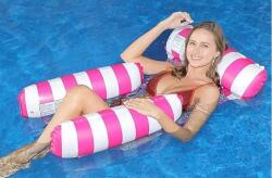  Függőágy Matrac Fotel Ülőgarnitúra Napozóágy Felfújható Medence Strandok Rózsaszín R8 (HAMAK DO WODY N)