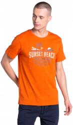 Henderson Férfi rövid ujjú nyári pizsama Henderson Led 38867-22X M, pamut