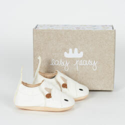 Easy Peasy Papuci de casă Fete MY BLUMOO VACHE Easy Peasy Alb 6-12 luni