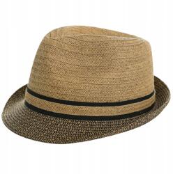  Férfi szívószálas kalap Fedora Trilby Napvédő Kávészín M 58cm (B0BS6LZ5NT)