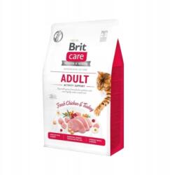 Brit Care Cat Grain-Free Aldut Activity Support Csirkehússal és Pulykával 7kg (100-171297)