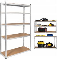 Rebel Tároló fém polc 2 az 1-ben5 garázs polc 205x120x45cm 750kg Rebel (06693376)